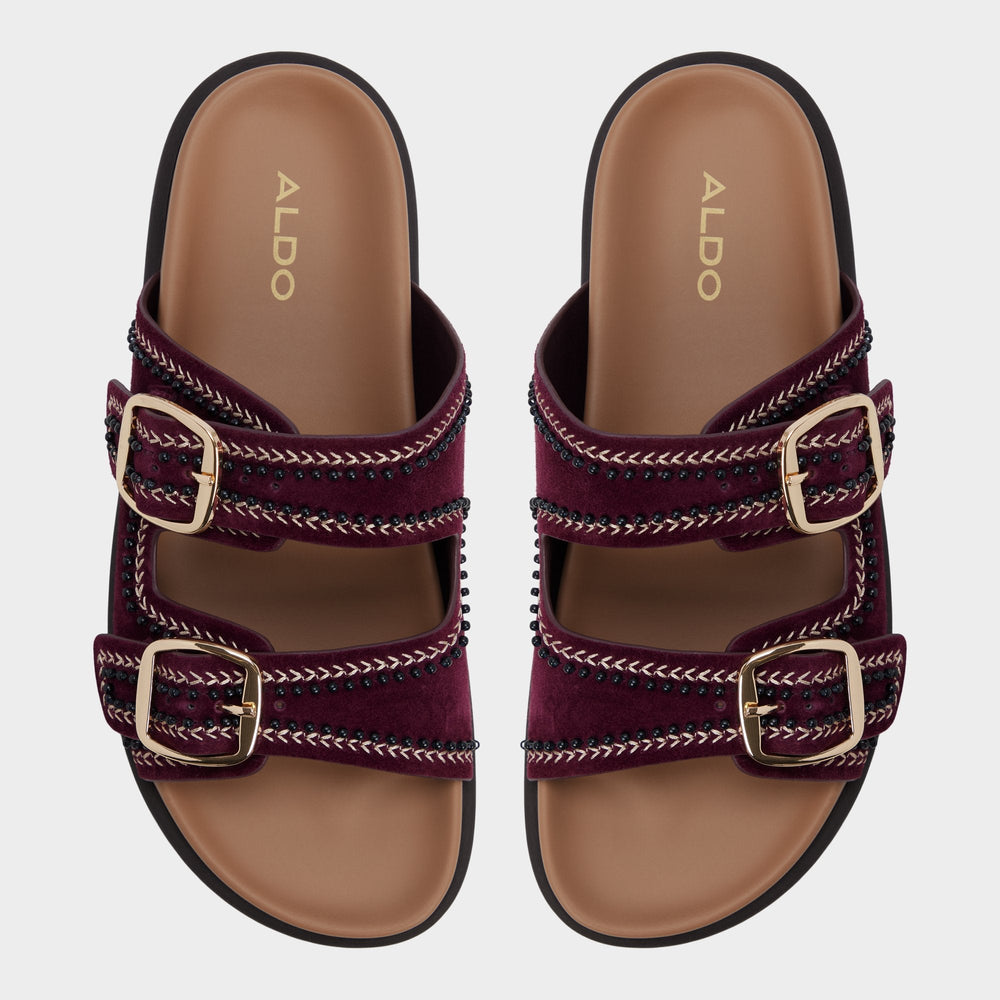 Bohochic in Bordo - Footbed sandal, Footbed sandal