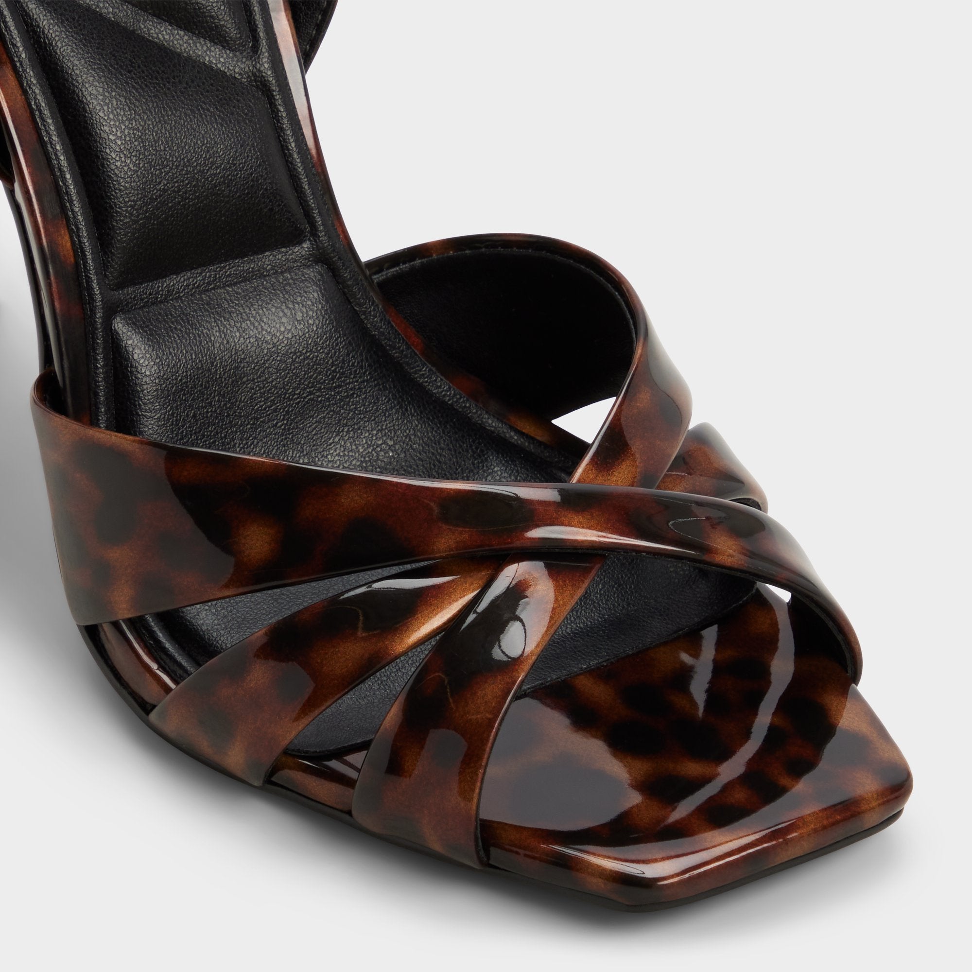Meteora in Open Brown - Strappy heeled sandal, Stiletto heel