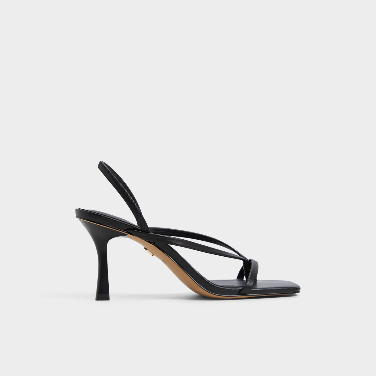 Riva Other Black Women's Strappy sandals - Sling back heeled sandal, Stiletto heel