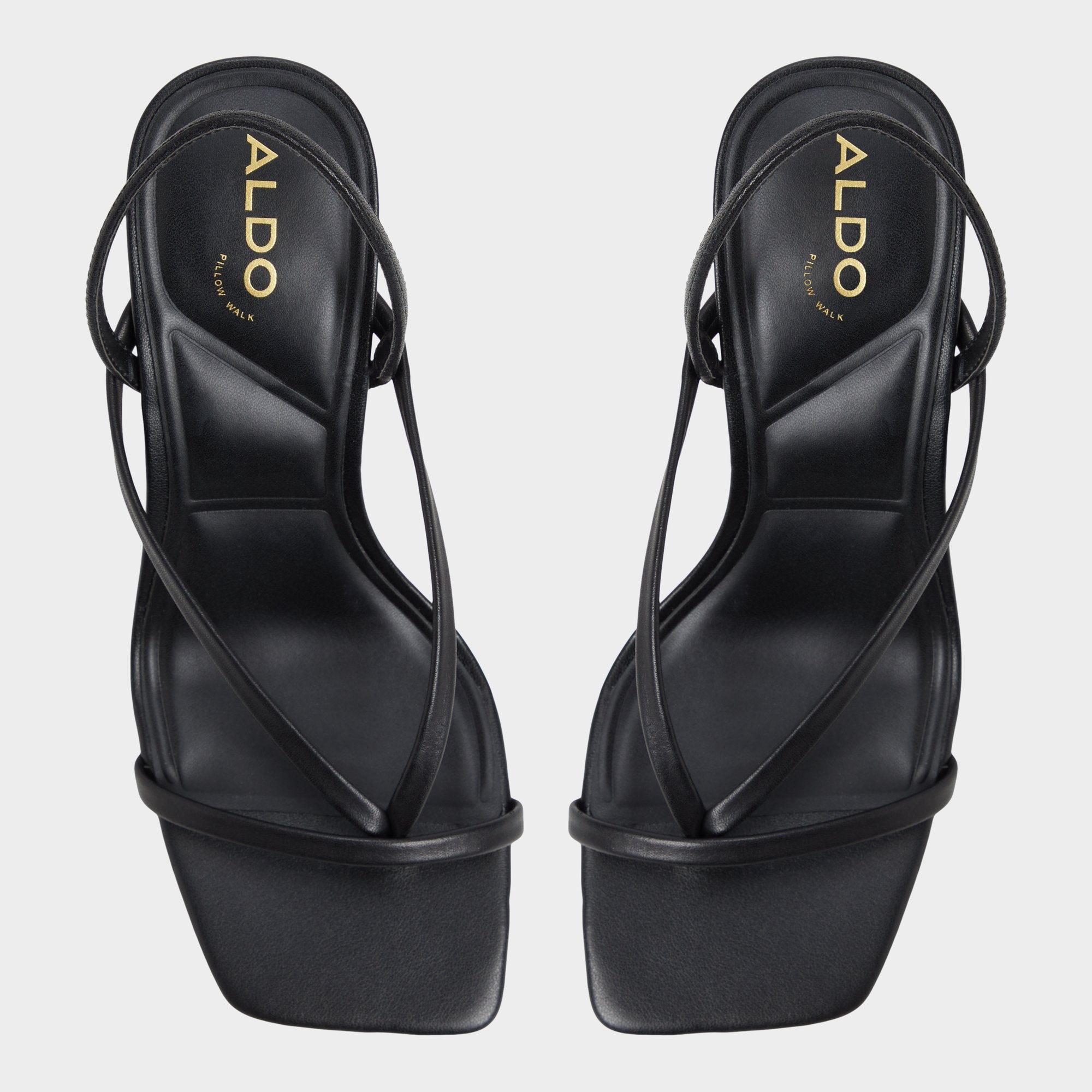 Riva Other Black Women's Strappy sandals - Sling back heeled sandal, Stiletto heel