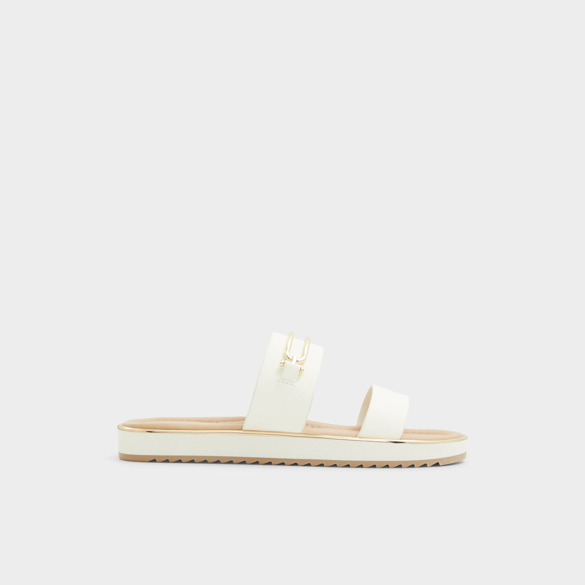 Lagoon White Women's Strappy sandals - Slide sandal, Footbed sandal