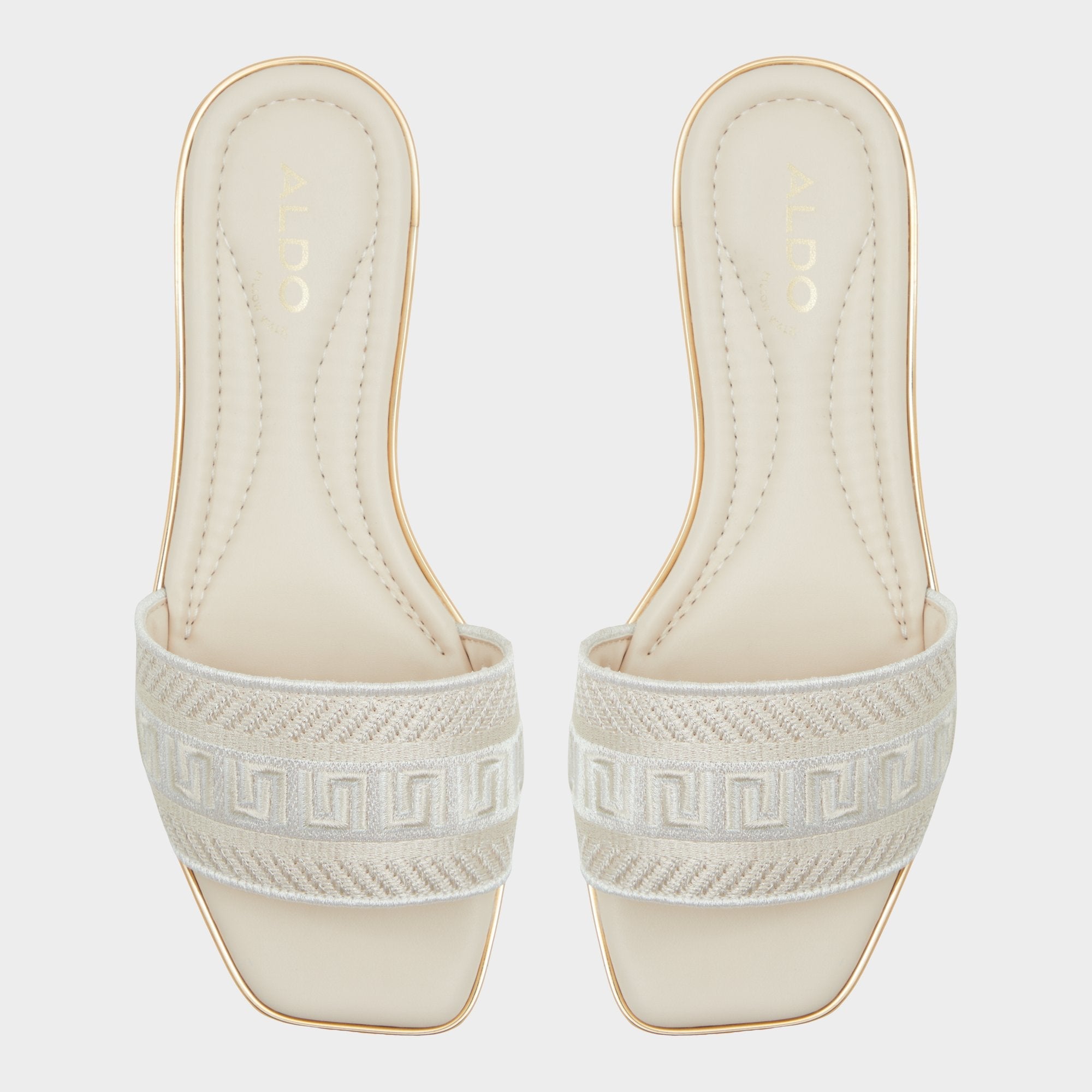 Oceania in Other Beige - Slide sandal