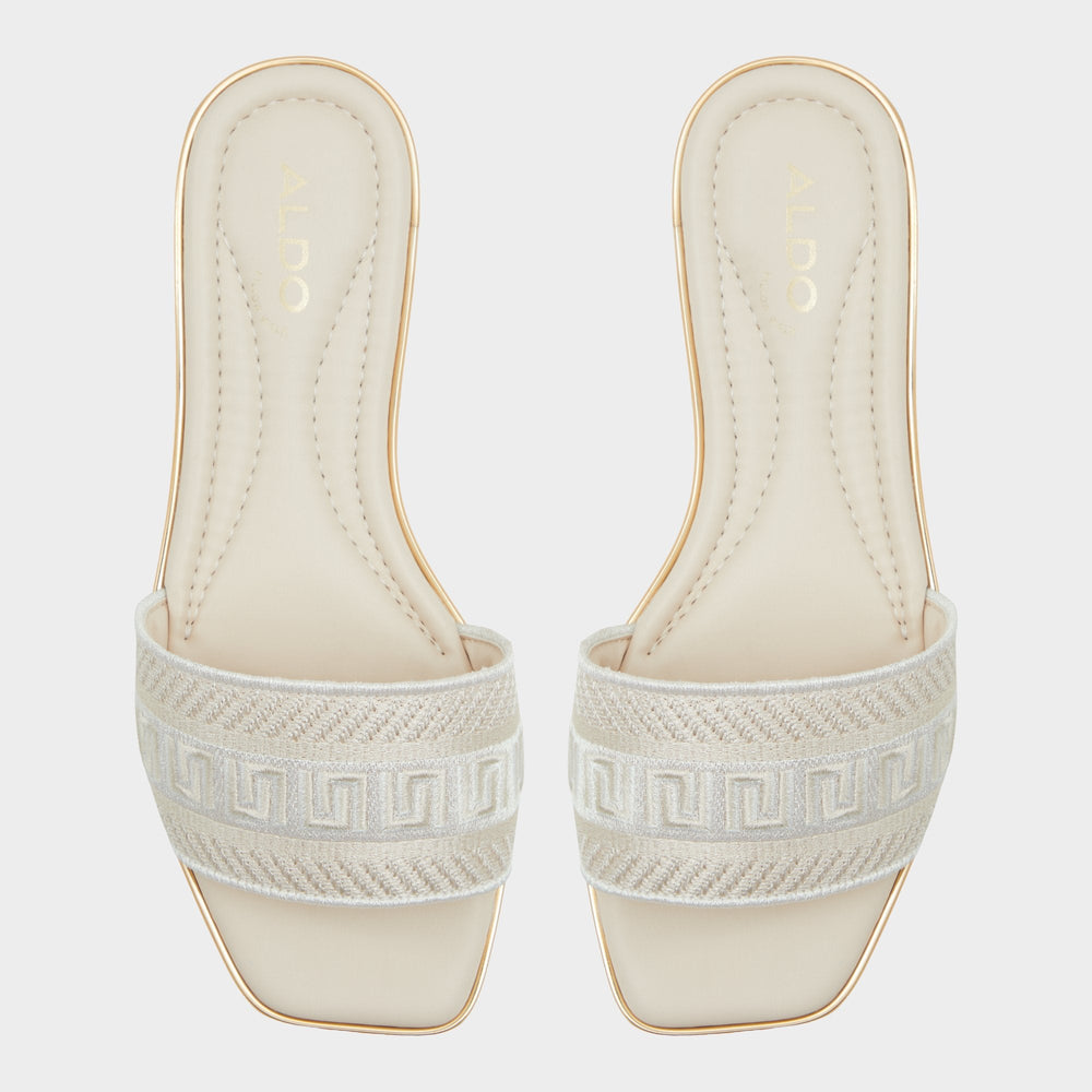 Oceania in Other Beige - Slide sandal