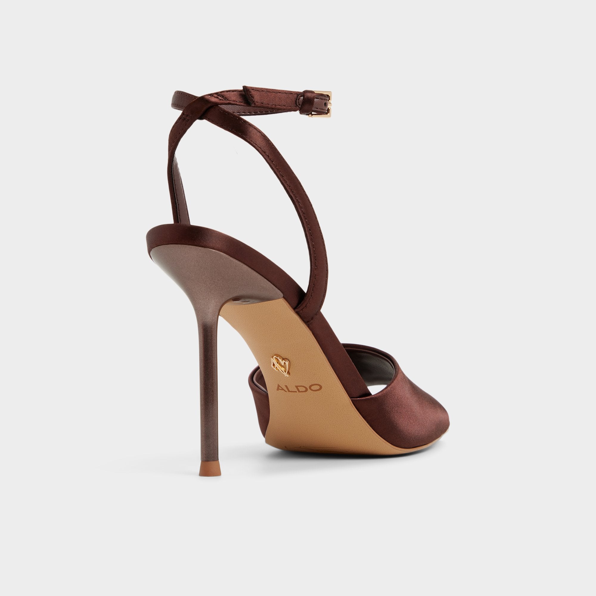 Kaiasien in Dark Brown 14151897 - Strappy heeled sandal, Stiletto heel