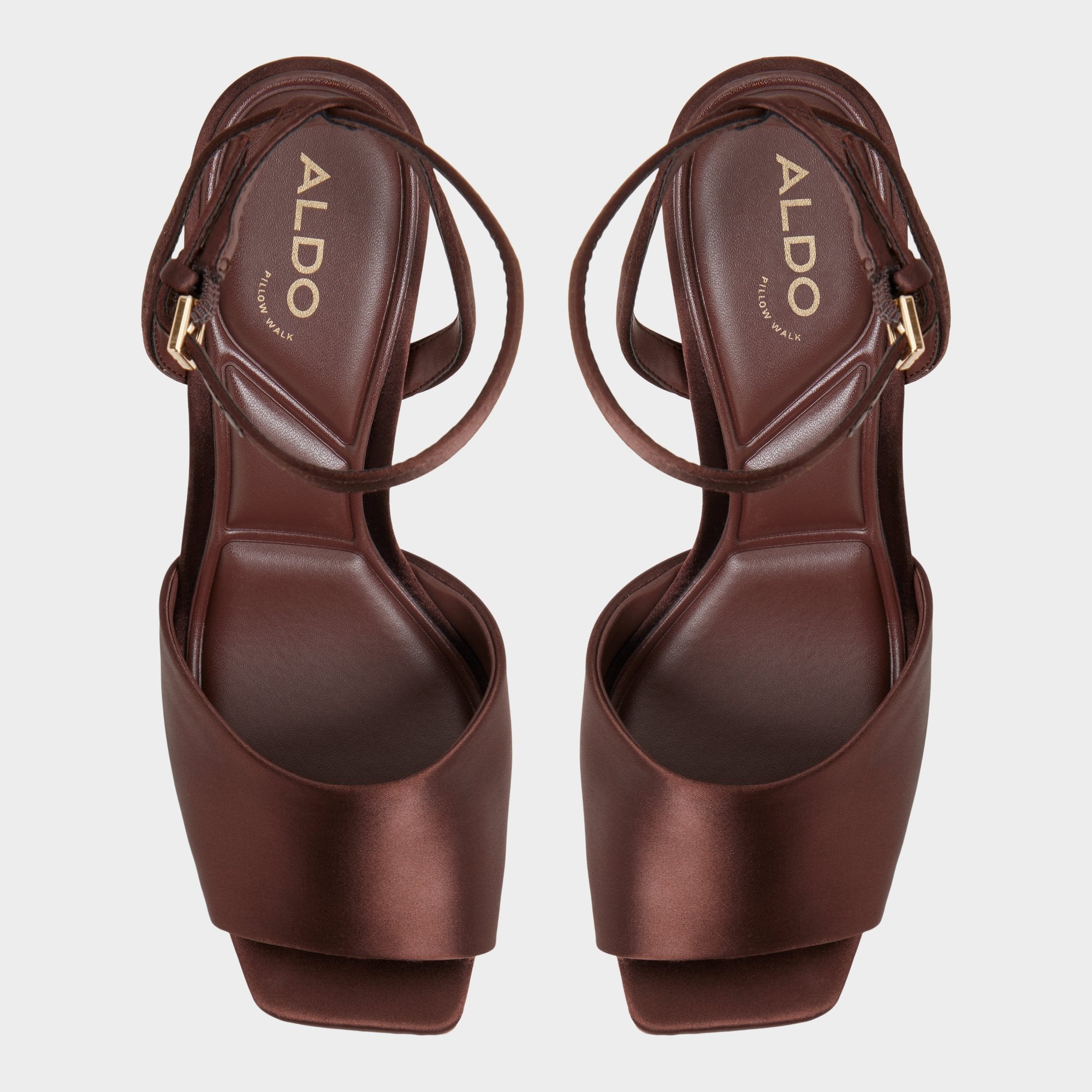Kaiasien in Dark Brown 14151897 - Strappy heeled sandal, Stiletto heel