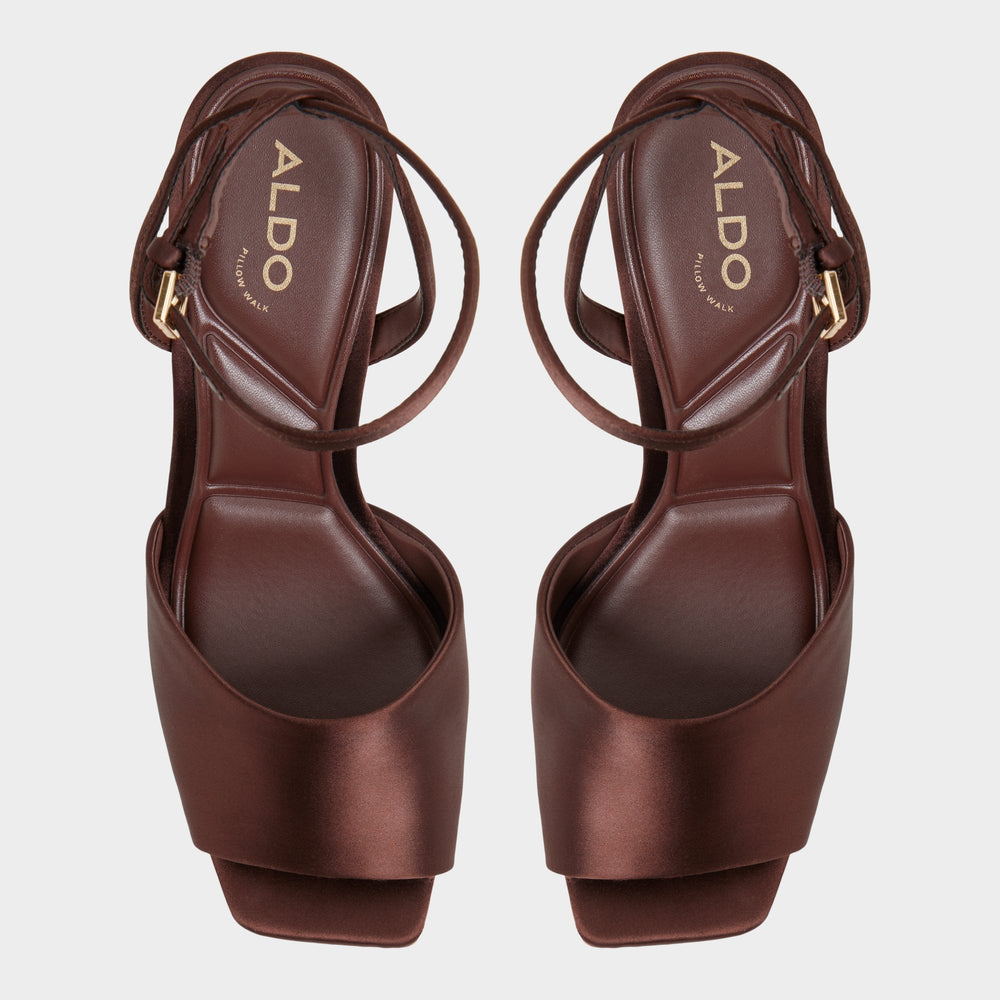 Kaiasien in Dark Brown 14151897 - Strappy heeled sandal, Stiletto heel