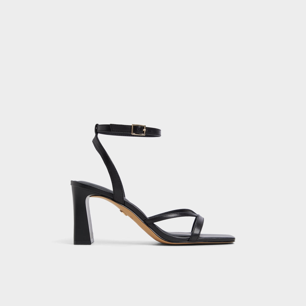 Stellare Other Black Women's Block heels - Strappy heeled sandal, Block heel