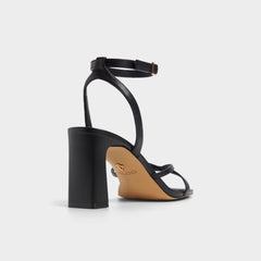 Stellare Other Black Women's Block heels - Strappy heeled sandal, Block heel