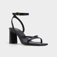 Stellare Other Black Women's Block heels - Strappy heeled sandal, Block heel