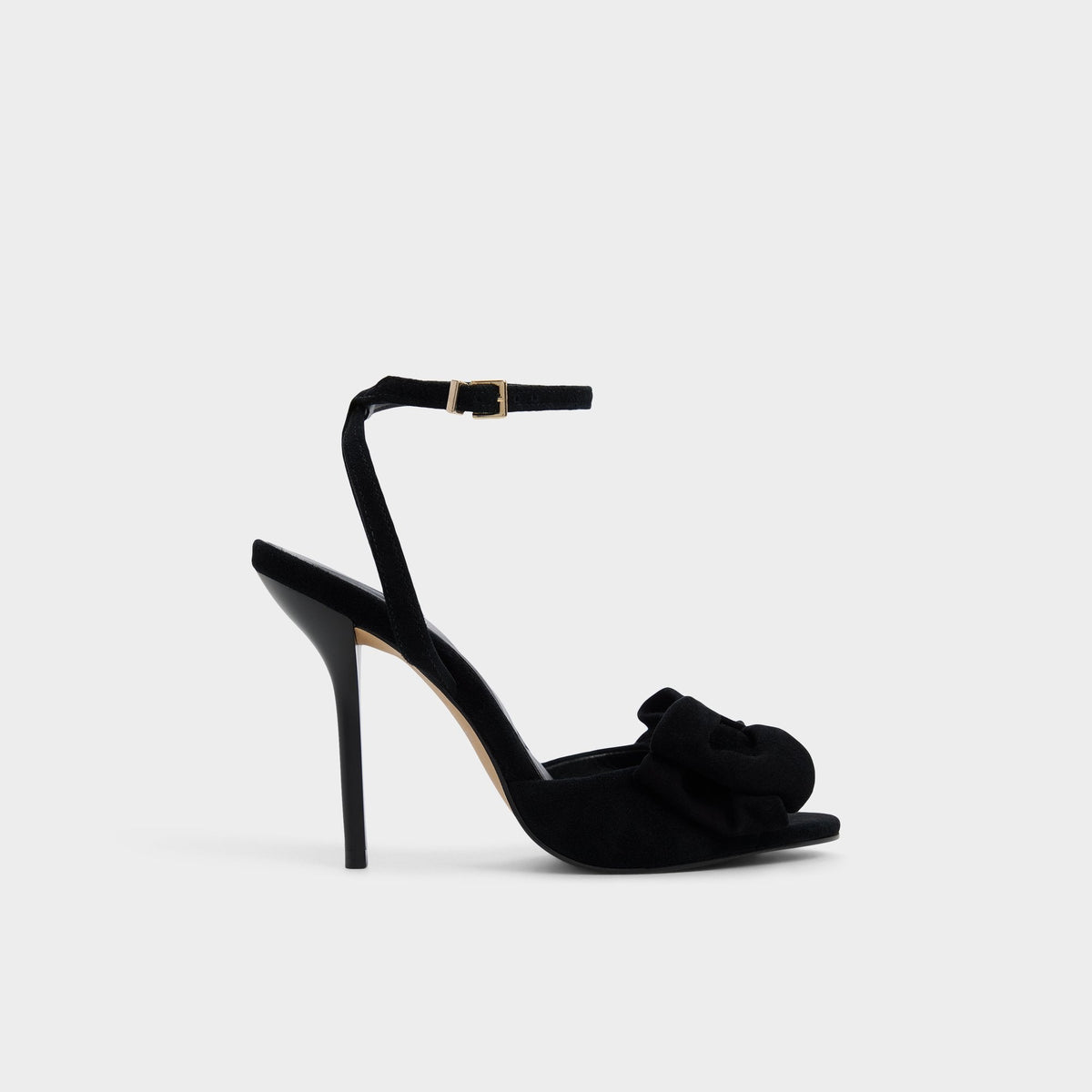 Tinsletta in Other Black - Strappy heeled sandal, Stiletto heel