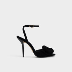Tinsletta in Other Black - Strappy heeled sandal, Stiletto heel