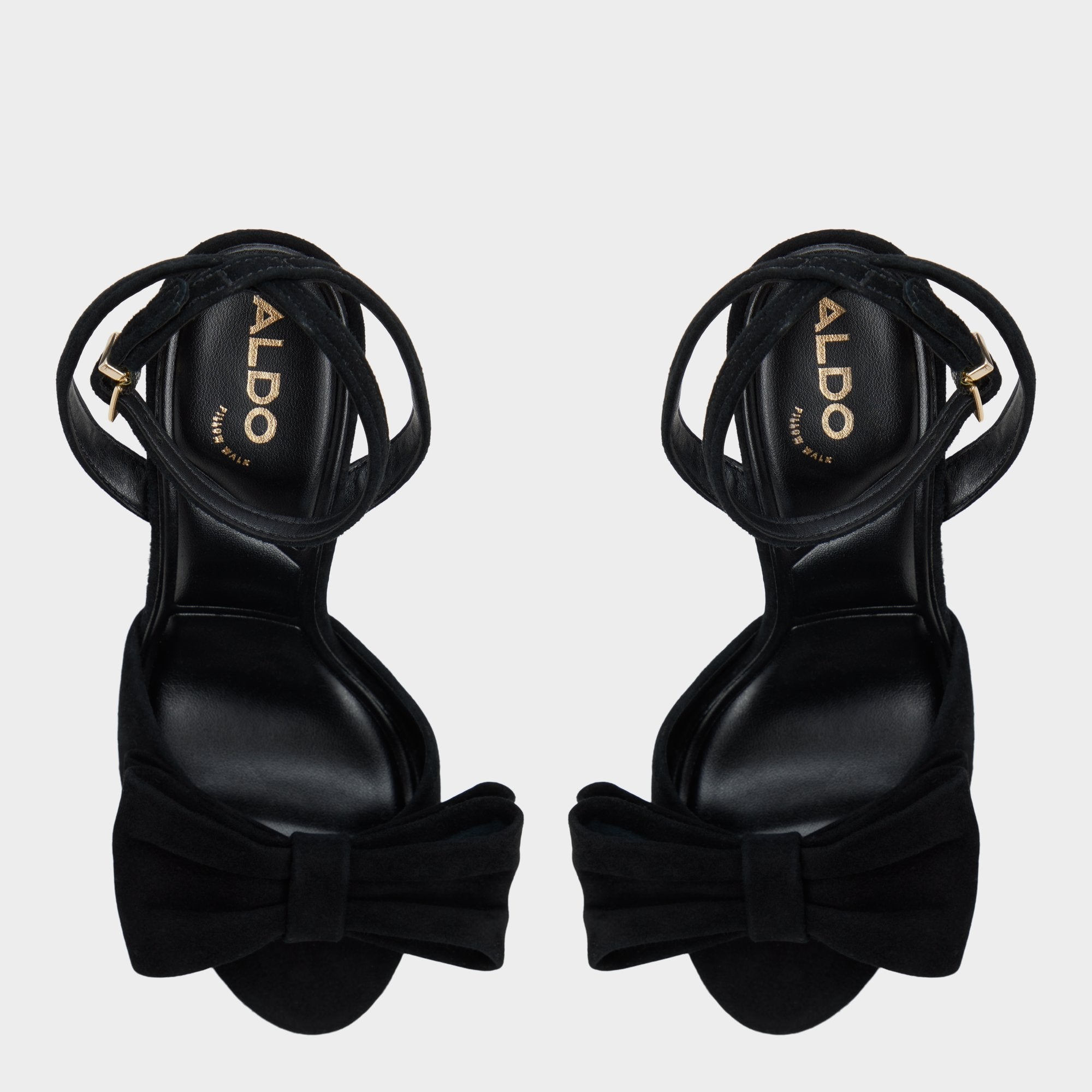 Tinsletta in Other Black - Strappy heeled sandal, Stiletto heel