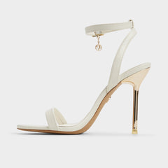 Maristou-xt White Women's Heeled sandals - Strappy heeled sandal, Stiletto heel