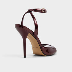 Forevermore in Medium Red - Strappy heeled sandal, Stiletto heel