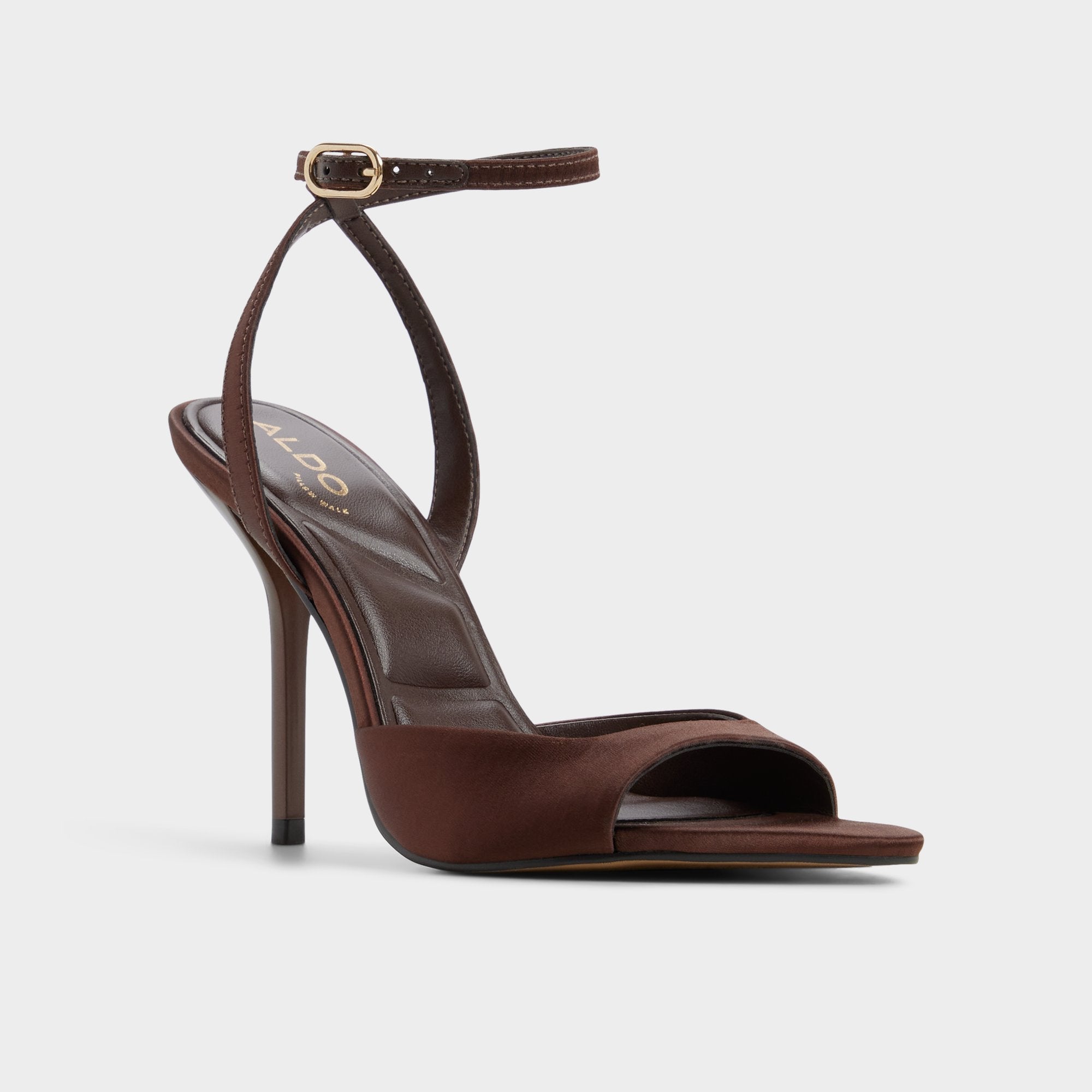 Forevermore in Dark Brown 14154135 - Strappy heeled sandal, Stiletto heel