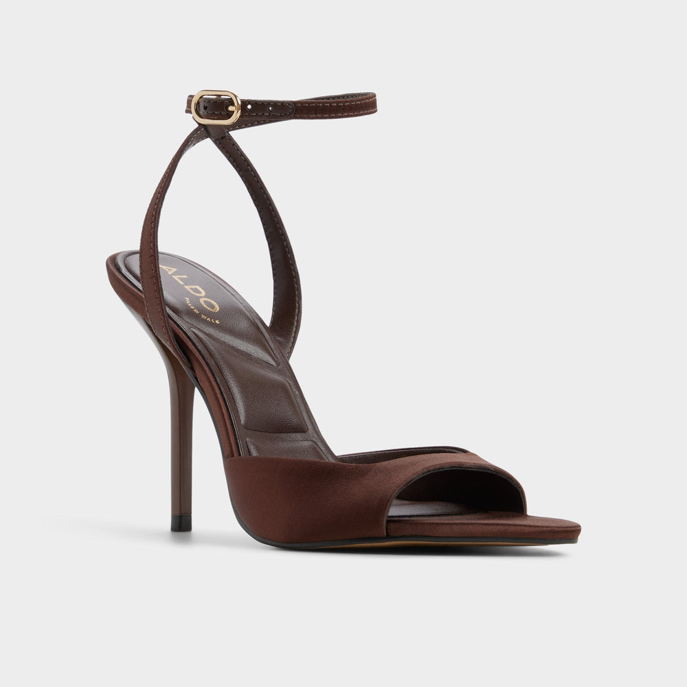 Forevermore in Dark Brown 14154135 - Strappy heeled sandal, Stiletto heel