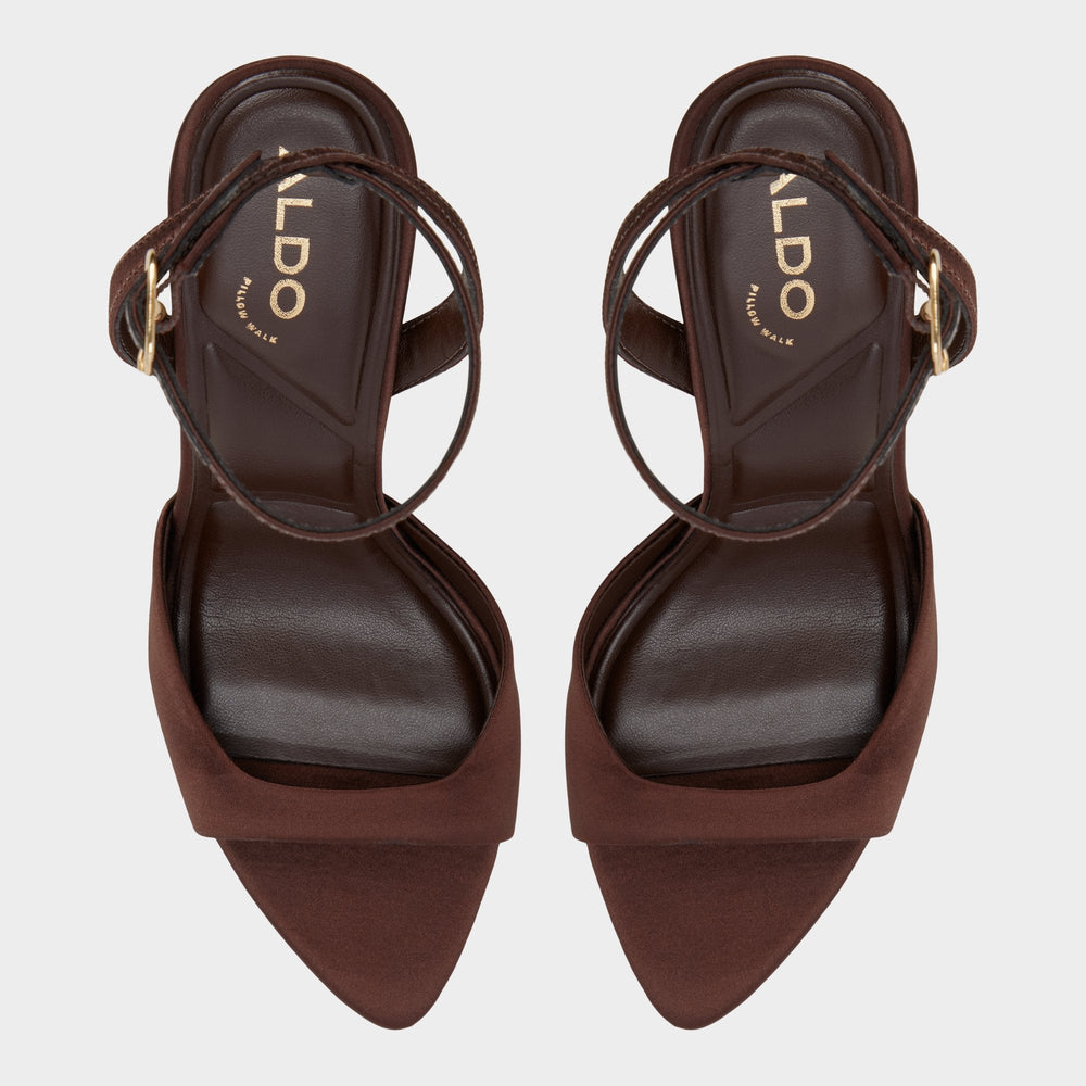 Forevermore in Dark Brown 14154135 - Strappy heeled sandal, Stiletto heel