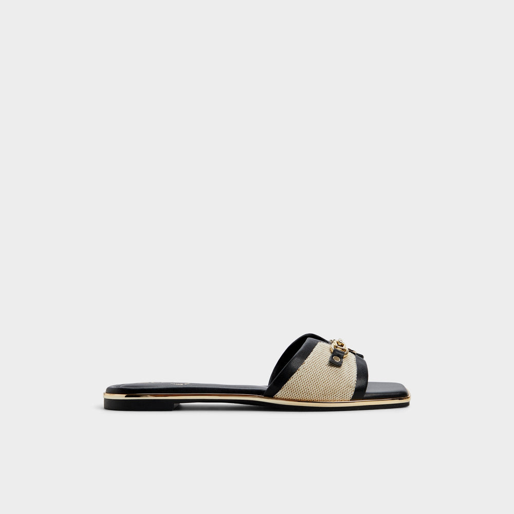 Alamassi Natural Women's Flats - Slide sandal