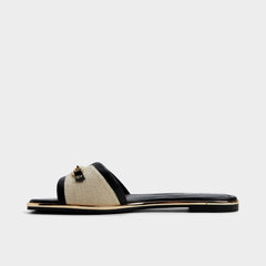 Alamassi Natural Women's Flats - Slide sandal
