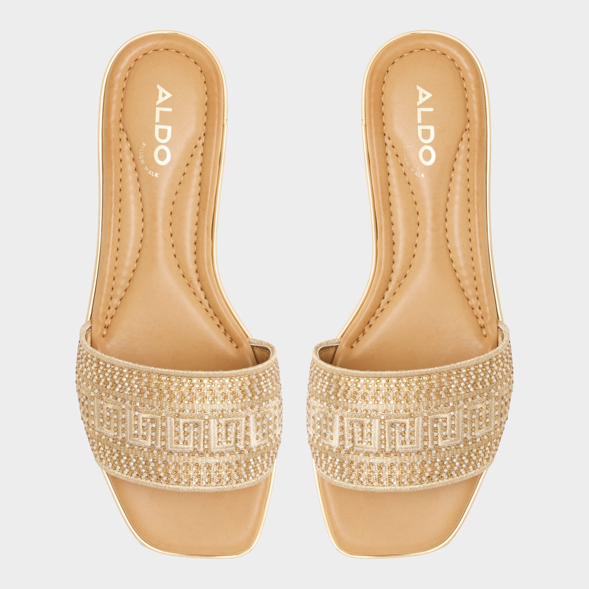 Oceania in Xt Gold - Slide sandal
