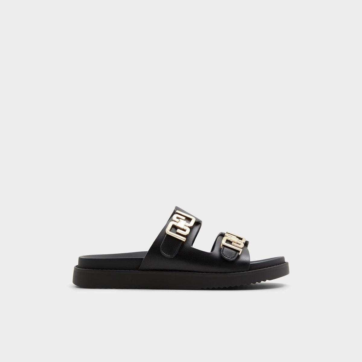 Alessie Black Women's Footbed sandals - Footbed sandal, Footbed sandal