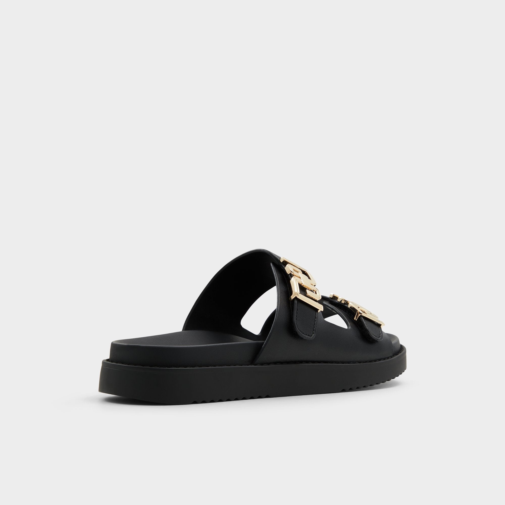 Alessie Black Women's Footbed sandals - Footbed sandal, Footbed sandal