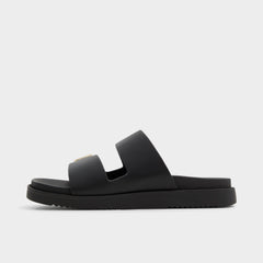 Alessie Black Women's Footbed sandals - Footbed sandal, Footbed sandal