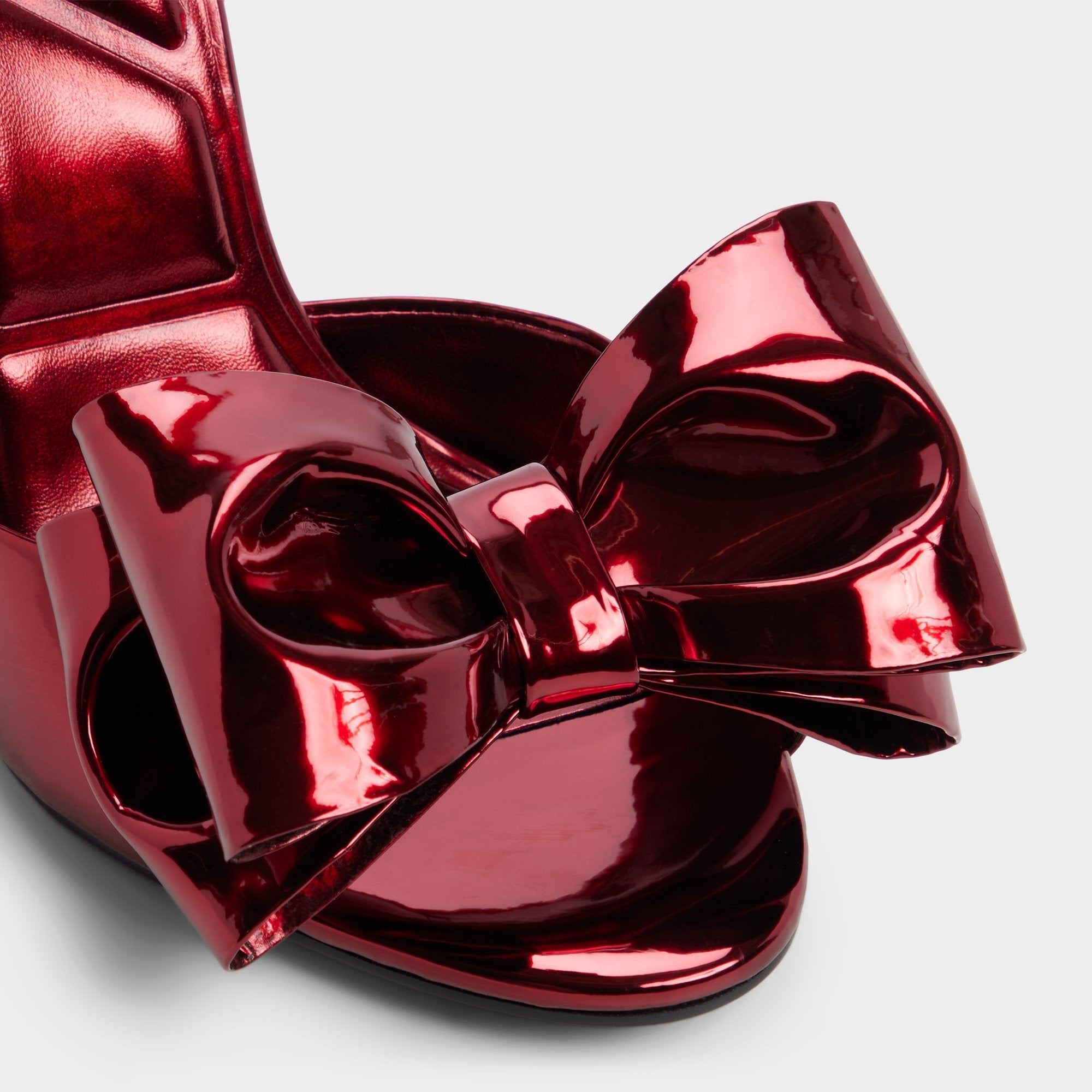 Tinsletta in Medium Red - Heeled sandal, Stiletto heel