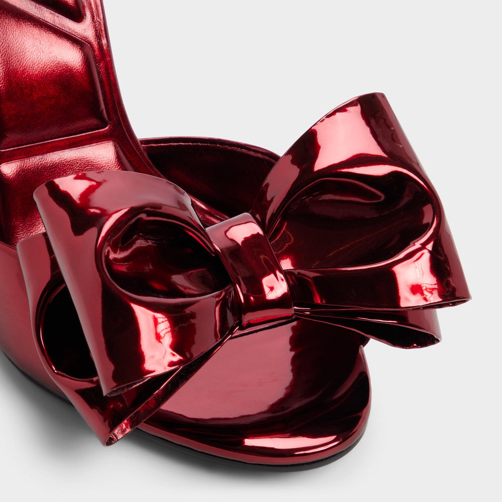 Tinsletta in Medium Red - Heeled sandal, Stiletto heel