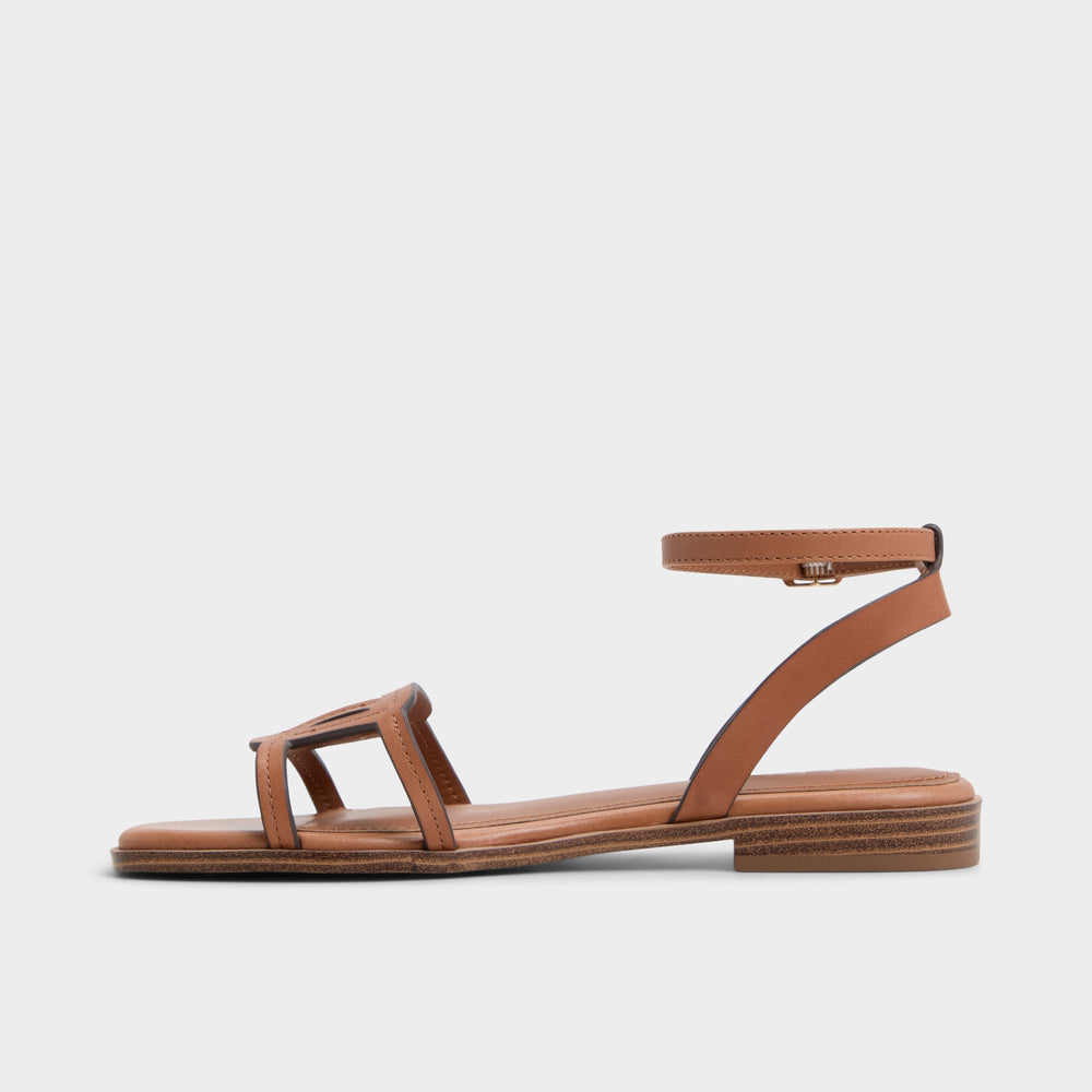 Greengrove Medium Brown Women's Flats - Flat sandal