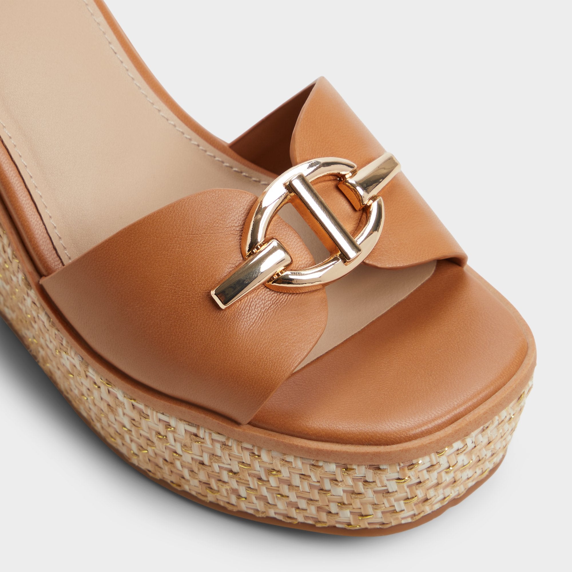 Ybylin Medium Brown Women's Wedges - Wedge sandal, Wedge heel