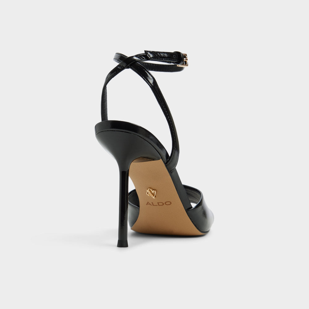 Kaiasien in Black - Heeled sandal, Stiletto heel