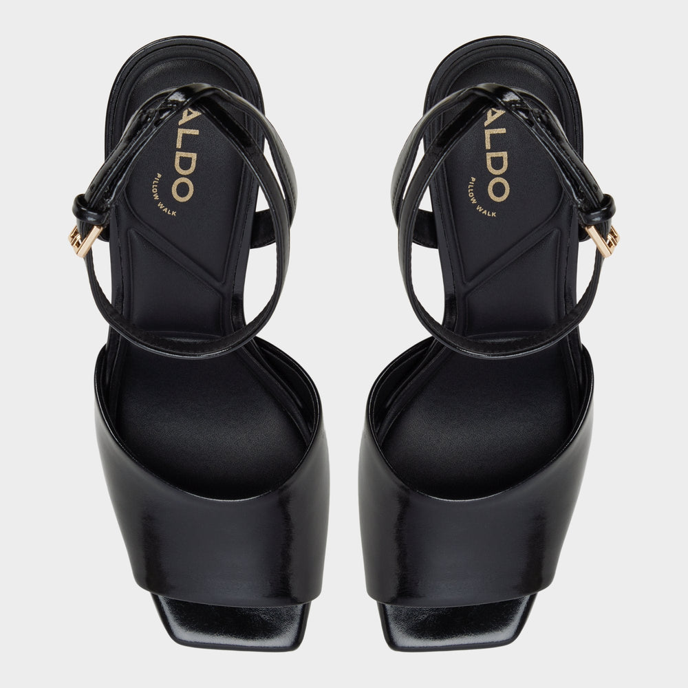 Kaiasien in Black - Heeled sandal, Stiletto heel