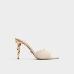 Seashella Bone Women's Heeled mules - Heeled mule