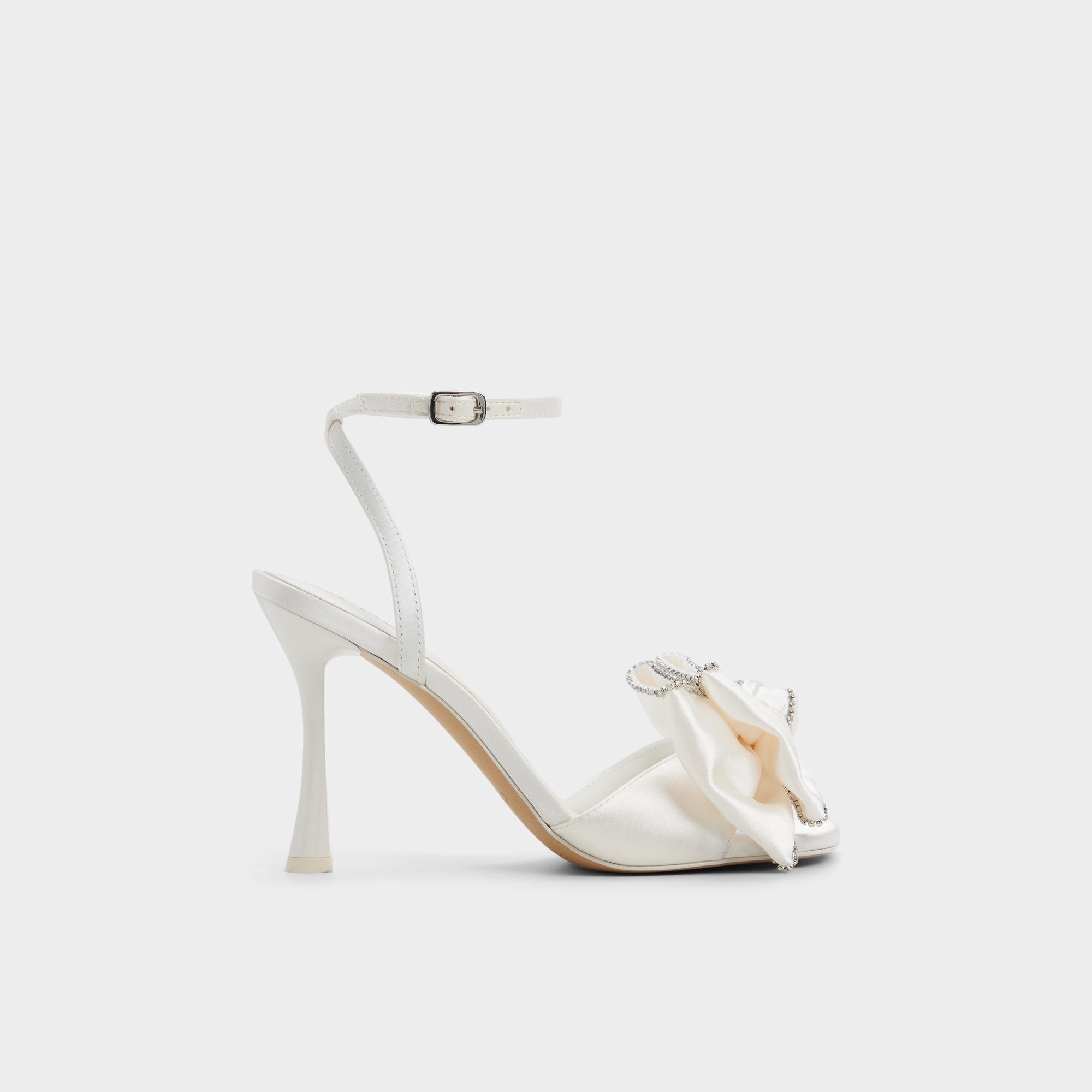 Tinsel in Other White - Strappy heeled sandal, Stiletto heel