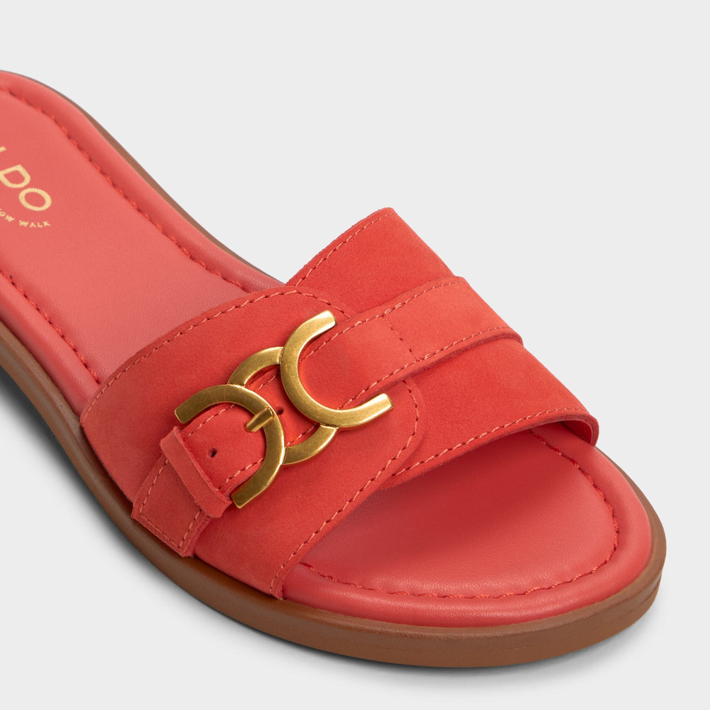 Dallaedar Medium Red Women's Flats - Slide sandal