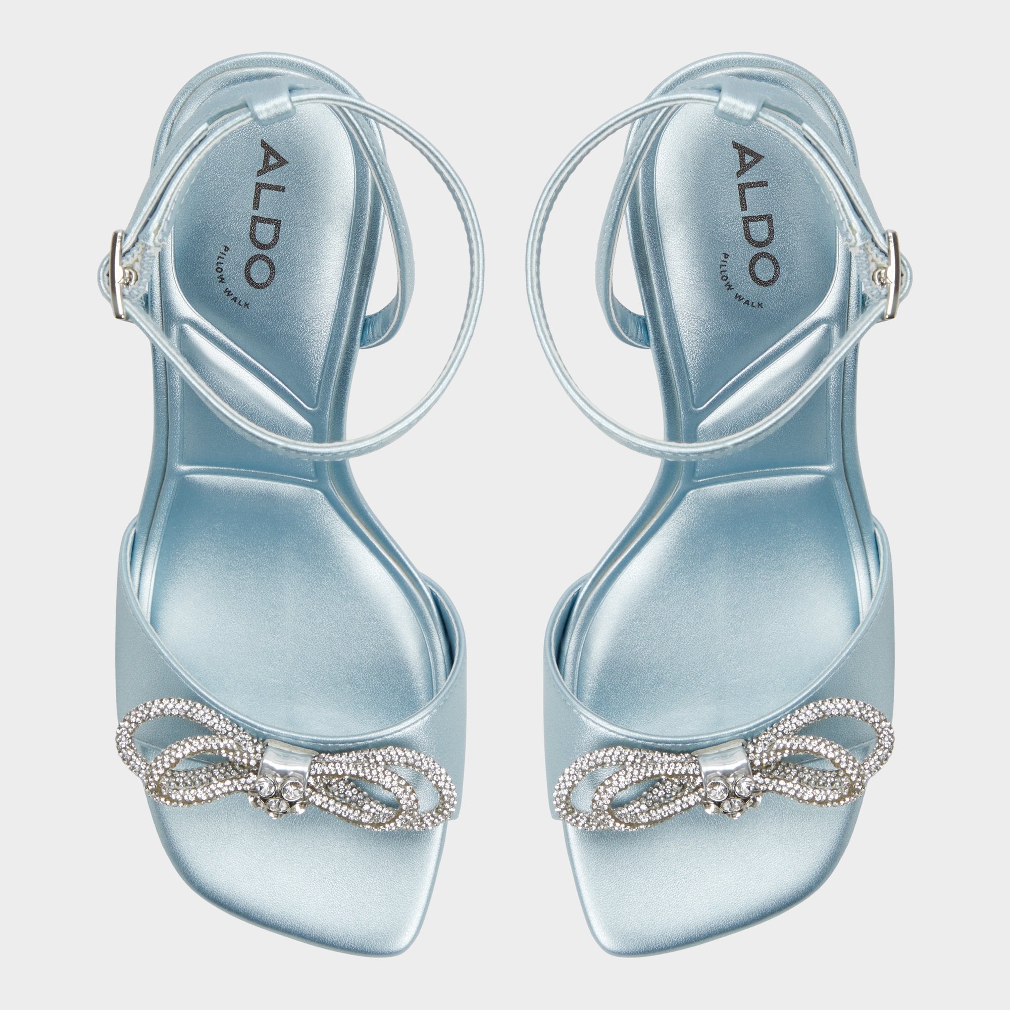 Ozley Other Blue Women's Strappy sandals - Strappy heeled sandal