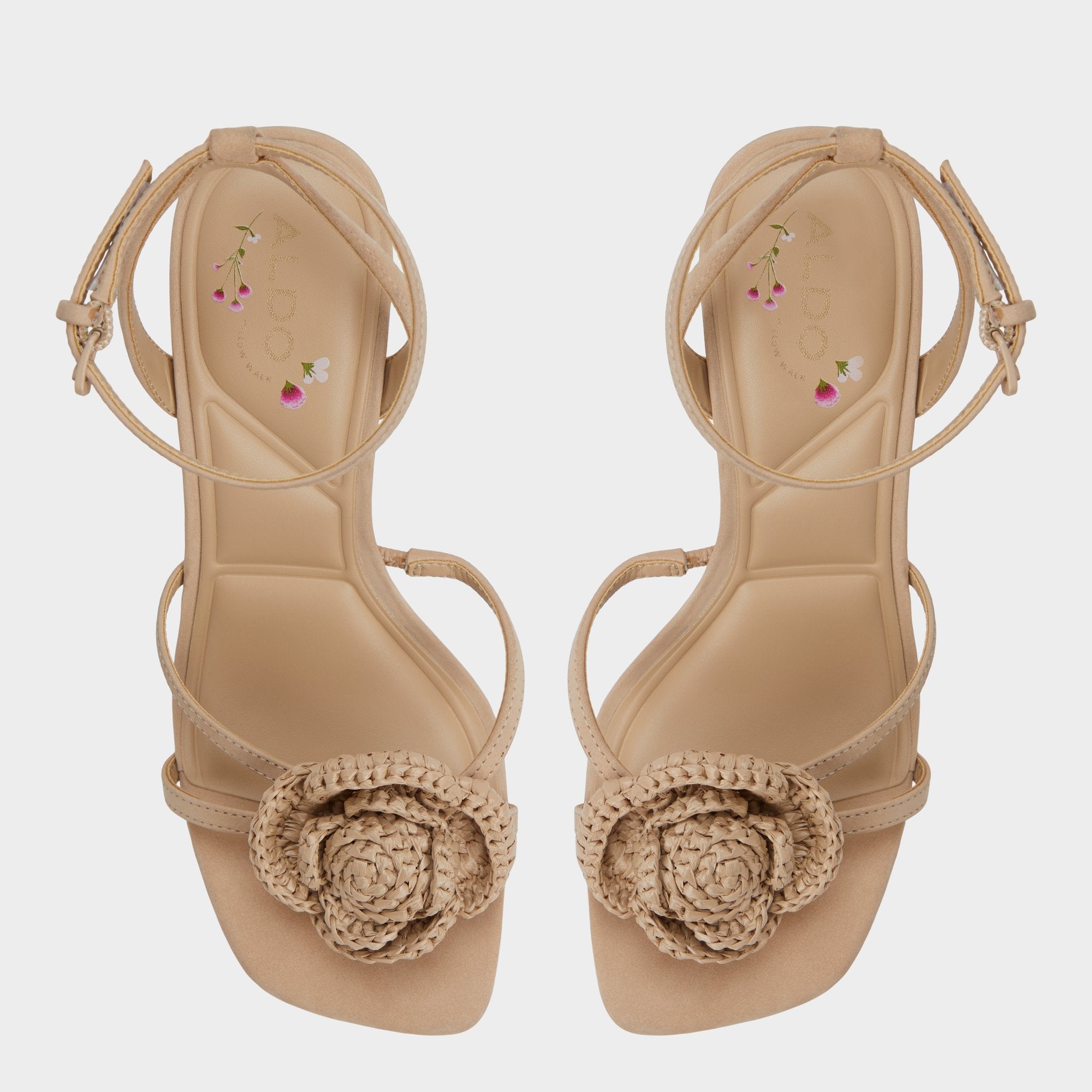 Wildblossom Sand Women's Heeled sandals - Strappy heeled sandal, Stiletto heel