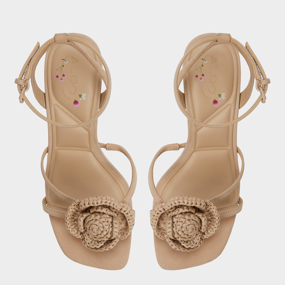 Wildblossom Sand Women's Heeled sandals - Strappy heeled sandal, Stiletto heel