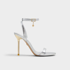 Maristou Silver Women's Strappy sandals - Strappy heeled sandal