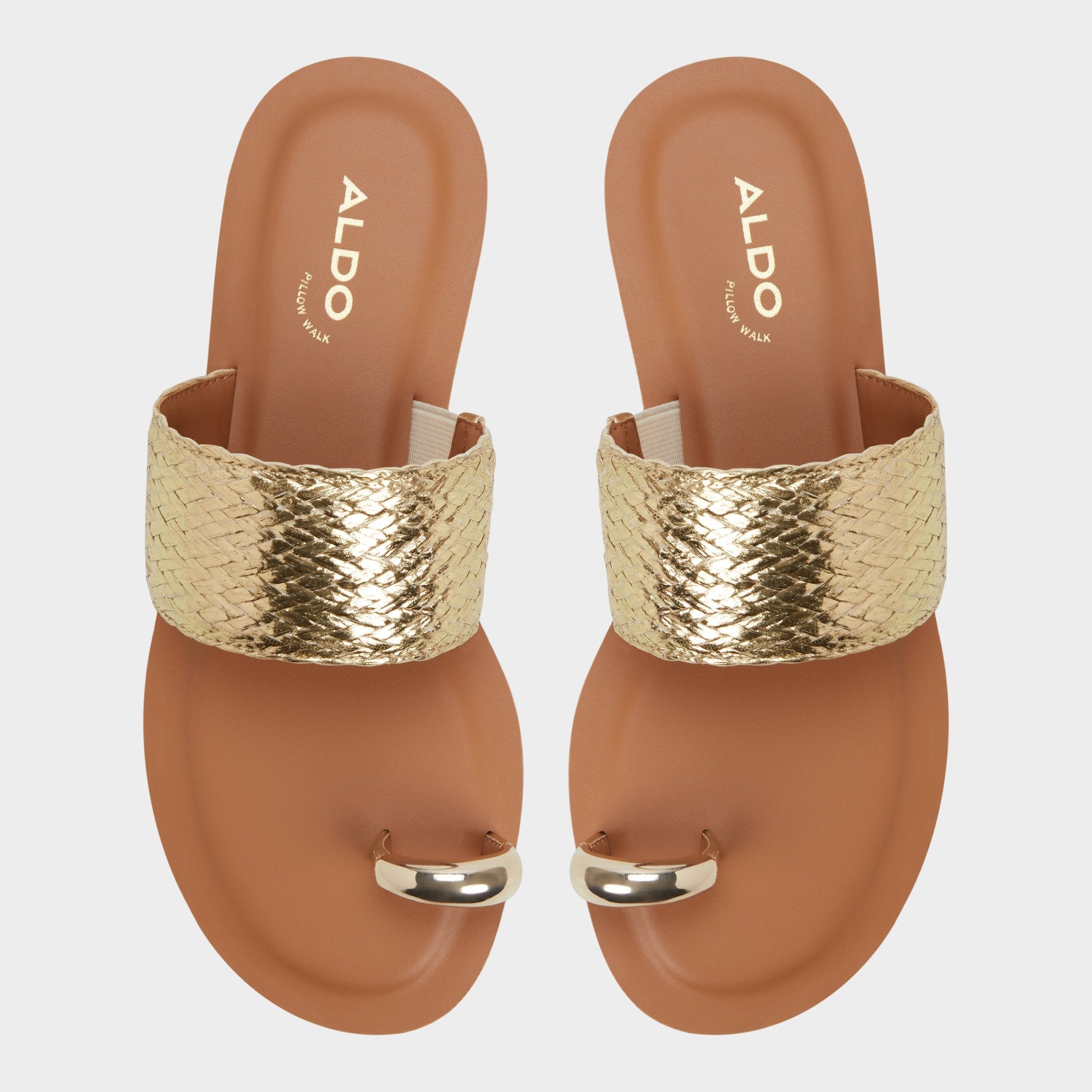 Beachwalk Gold Women's Iridescent metallics - Slide sandal