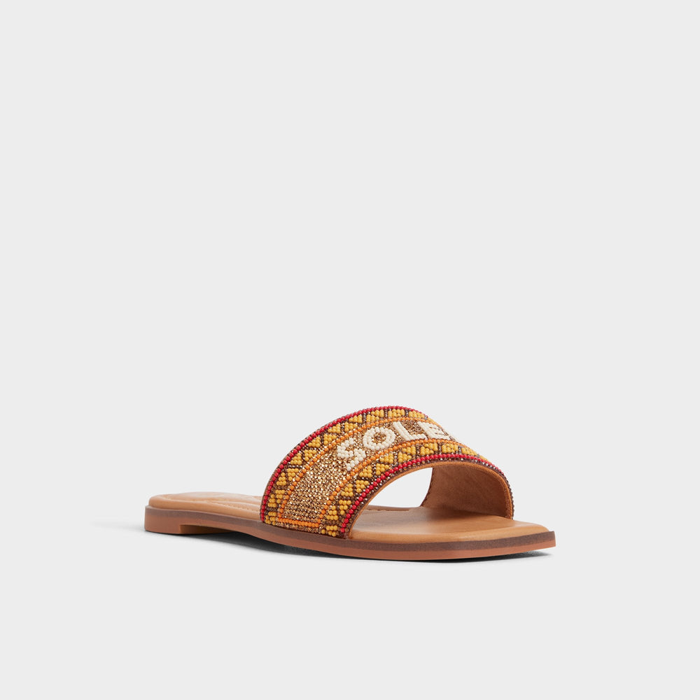 Seavacay Brown Multi Women's Flats -
