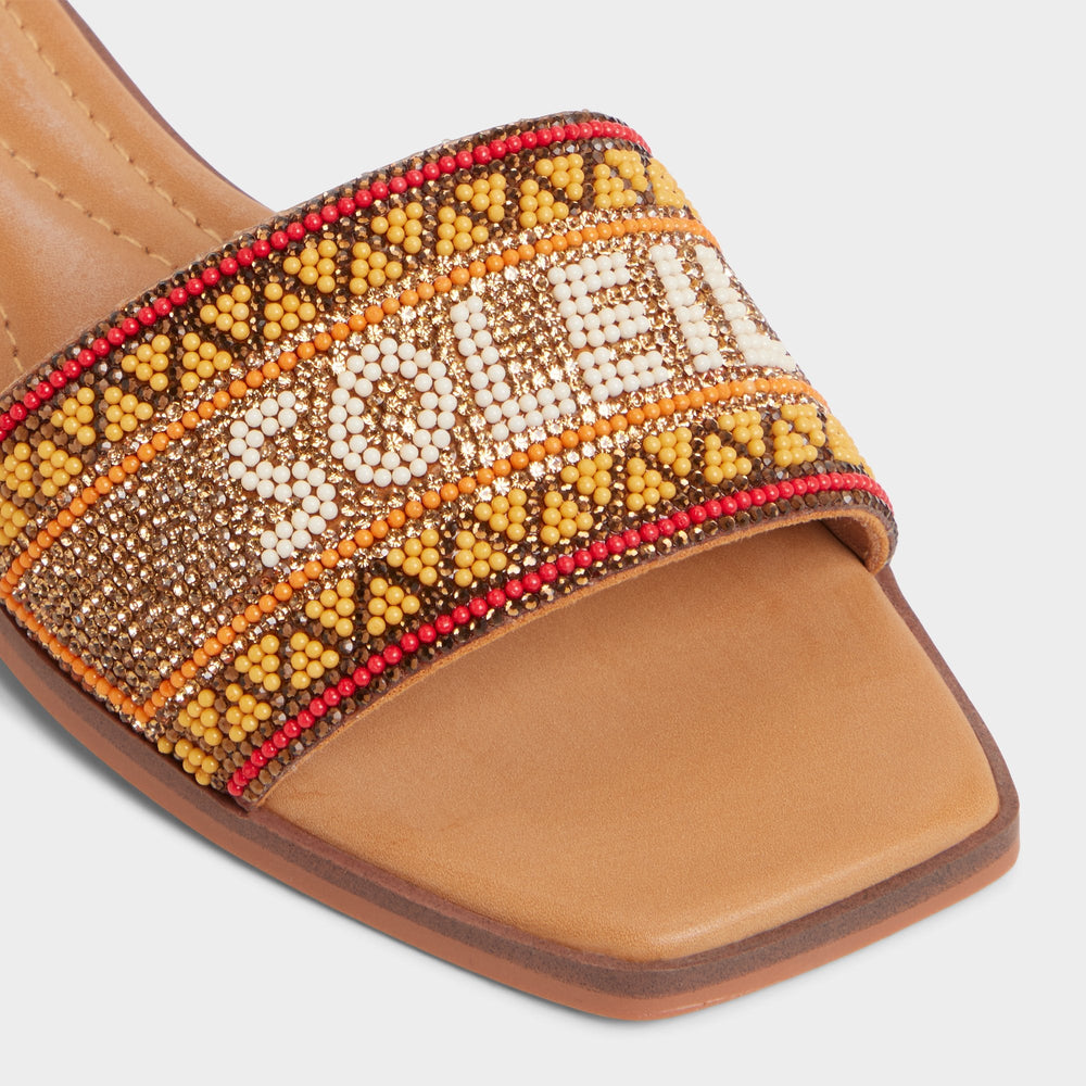 Seavacay Brown Multi Women's Flats -