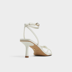 Elodiah White/Bone Women's Travel essentials - Strappy heeled sandal, Stiletto heel