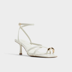 Elodiah White/Bone Women's Travel essentials - Strappy heeled sandal, Stiletto heel