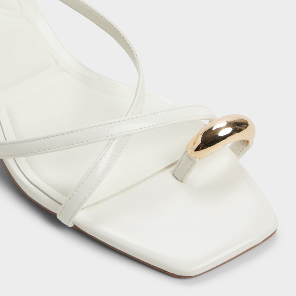 Elodiah White/Bone Women's Travel essentials - Strappy heeled sandal, Stiletto heel