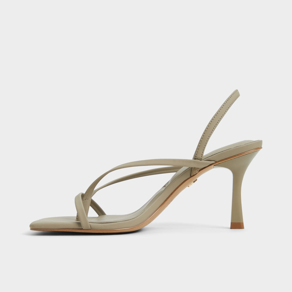 Riva Other Green Women's Strappy sandals - Sling back heeled sandal, Stiletto heel