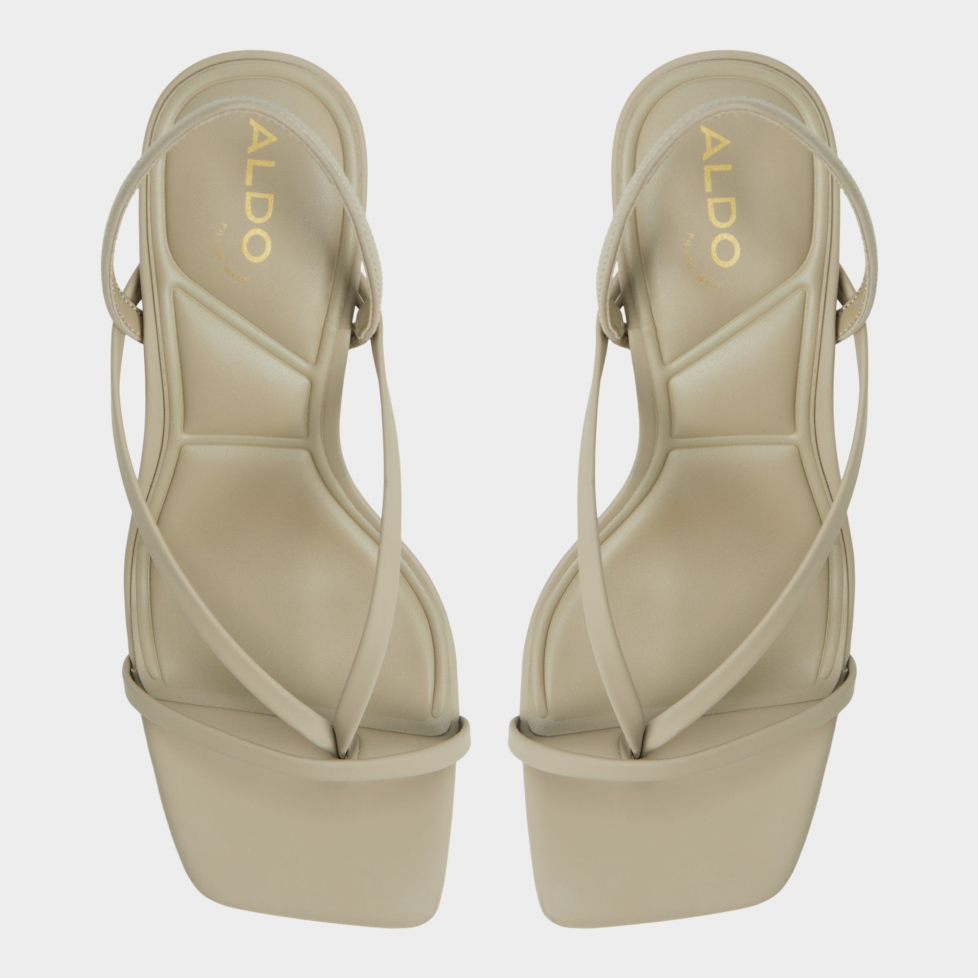 Riva Other Green Women's Strappy sandals - Sling back heeled sandal, Stiletto heel