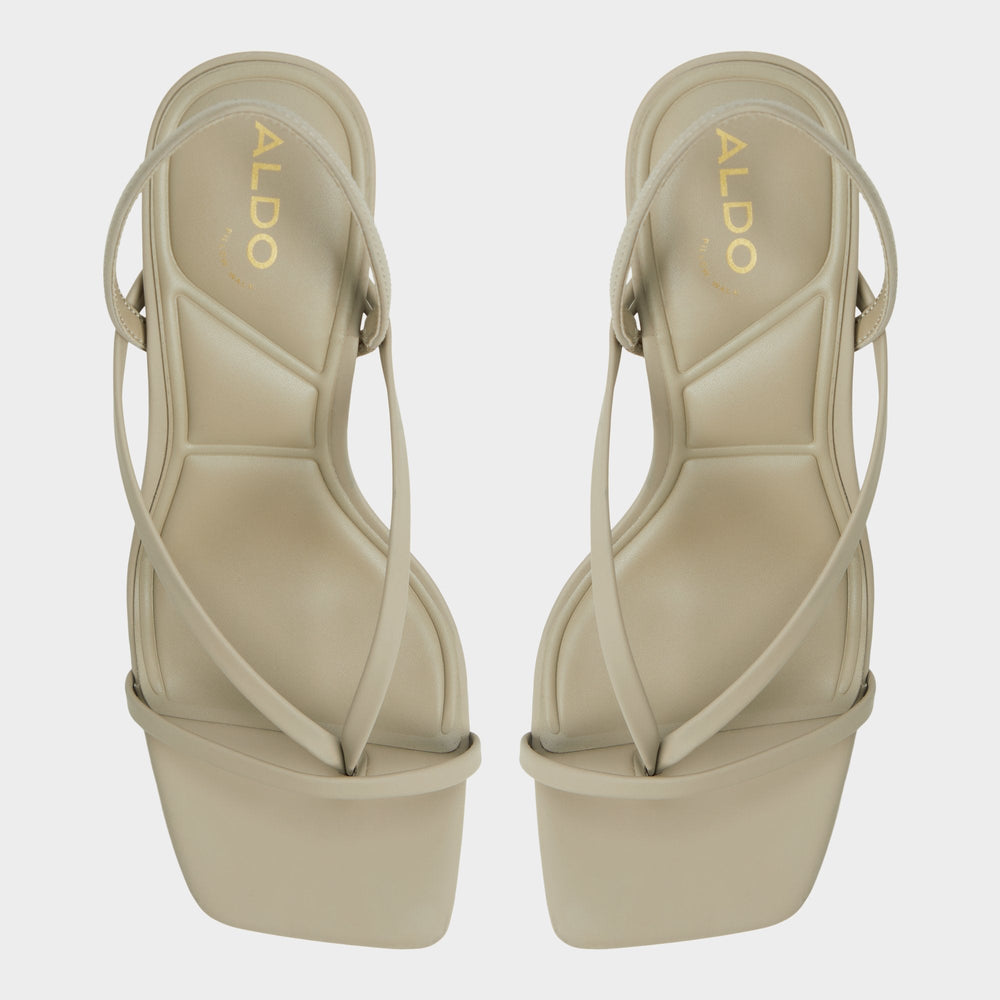 Riva Other Green Women's Strappy sandals - Sling back heeled sandal, Stiletto heel