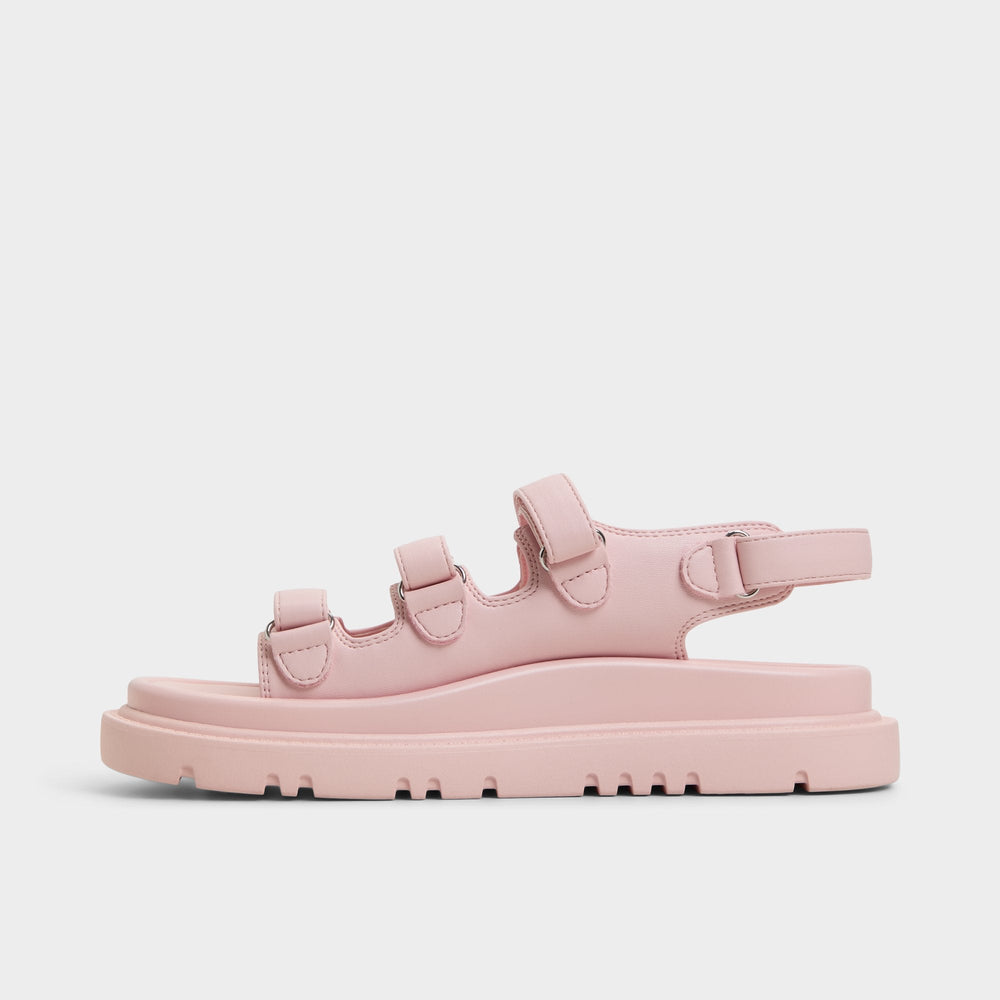 Halendar Light Pink Women's Footbed sandals - Footbed sandal, Footbed sandal